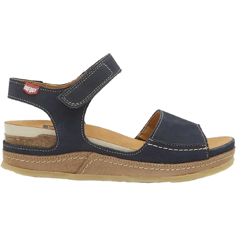 Sandals for sunny trails-Women's On Foot 240 Vegas Navy Pebble Suede