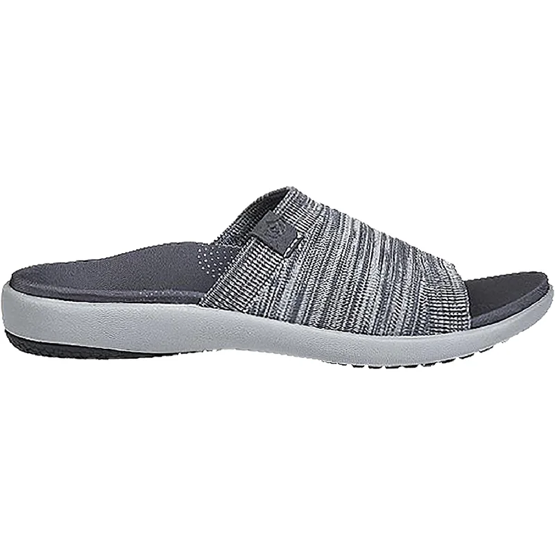 Sandals with vibrant comfort-Women's Spenco Astoria Memory Foam Slide Wild Dove Knit Fabric