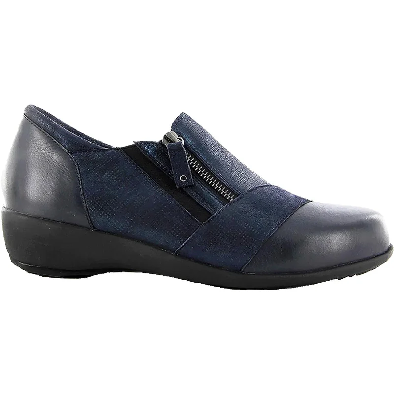 Casual shoes with trendy print-Women's Ziera Sage Navy Passion Leather