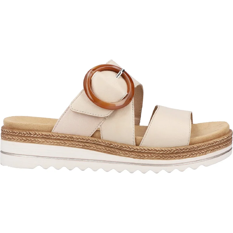 Sandals for casual outings-Women's Remonte D0Q51-00 Jocelyn 51 Chalk/Pebble Leather