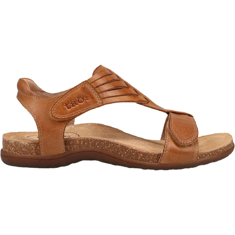 Sandals for outdoor soles-Women's Taos Wonderful Caramel Leather