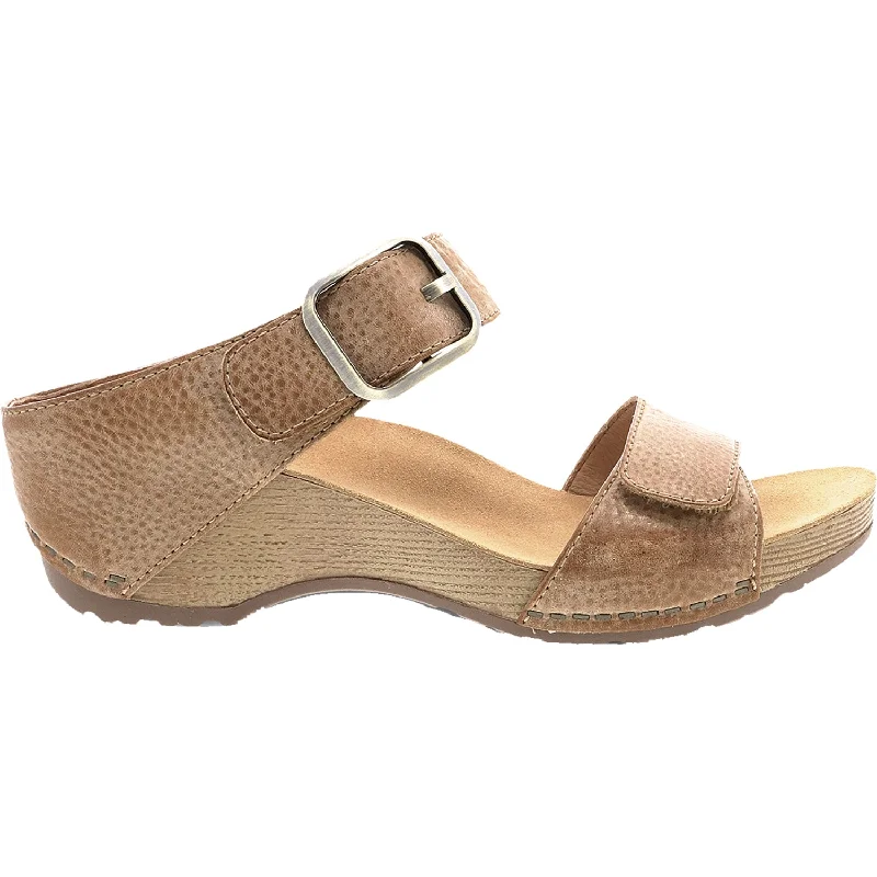 Sandals with sleek style-Women's Dansko Tanya Tan Milled Burnished Leather