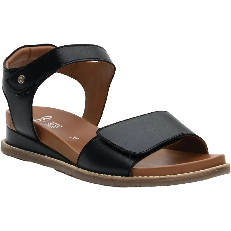 Sandals for summer heels-Women's Ara Kaia Black Leather