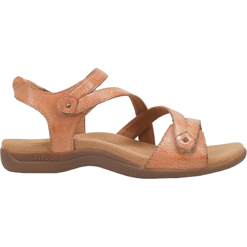 Sandals with bold stitching-Women's Taos Big Time Natural Leather