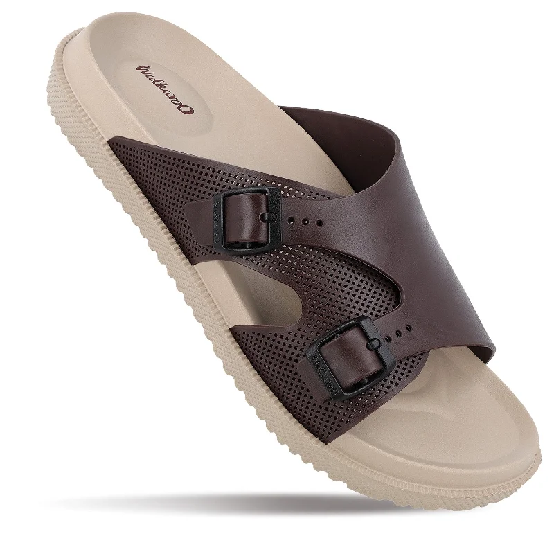 Sandals for outdoor soles-Men's Flip Flop Sandal - WC8714 Greige Brown