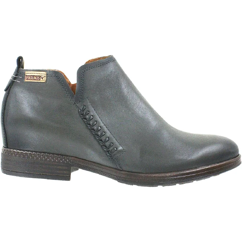 Booties with stylish treadWomen's Pikolinos Ordino W8M-8692 Lead Leather