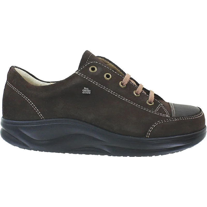 Casual shoes for casual gazers-Women's Finn Comfort Finnamic Ikebukuro Santos Brown Nubuck