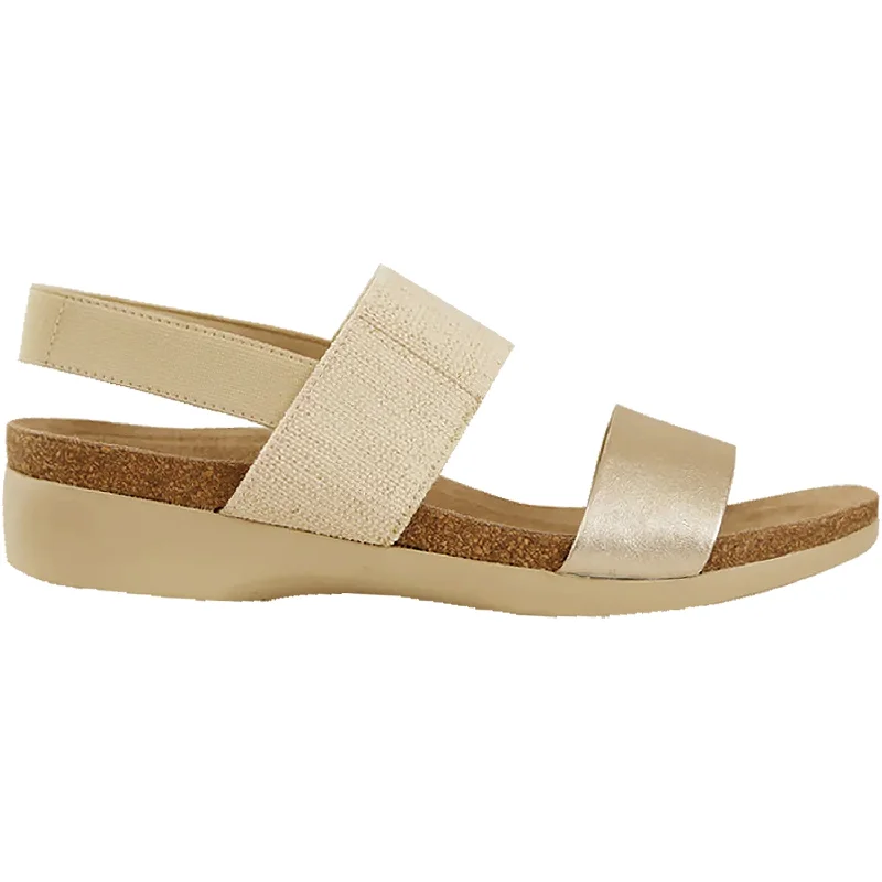 Sandals for active soles-Women's Munro Pisces Gold/Oro Lux Leather