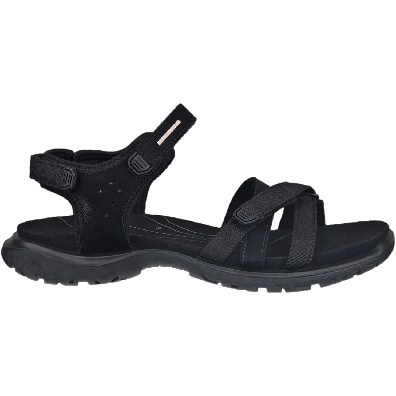 Sandals with vibrant heels-Women's Ecco Offroad Roam Black/Black Leather