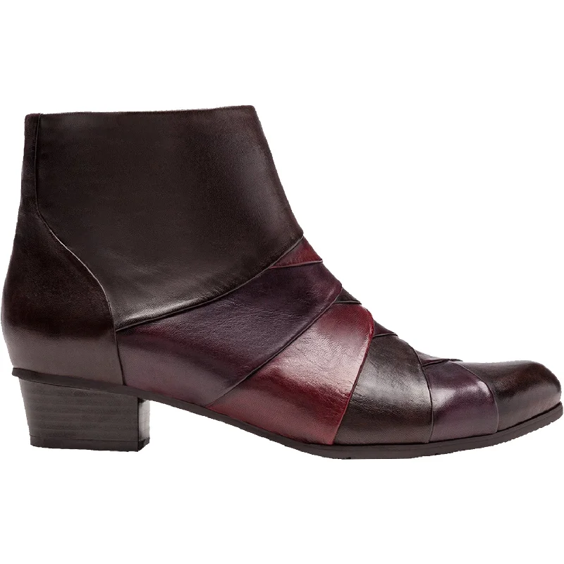 Booties with cool solesWomen's Regarde Le Ciel Stefany-172 TDM/Vino/Sangria Leather