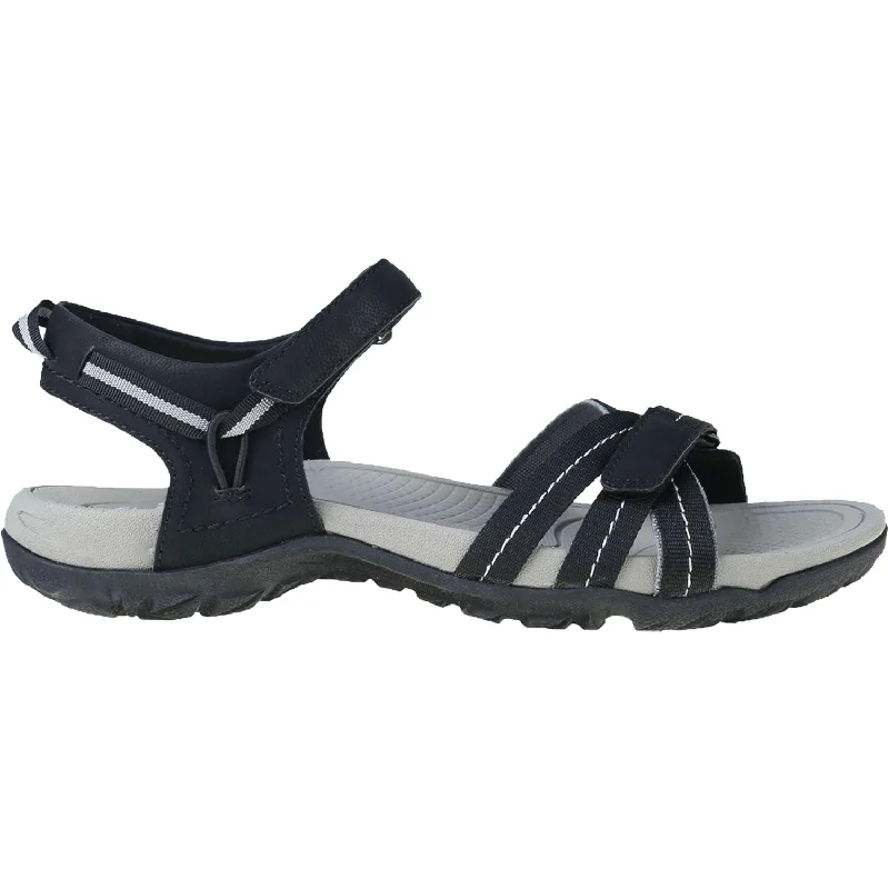 Sandals for outdoor soles-Women's Earth Ember Black Synthetic