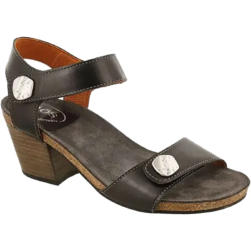 Sandals with plush soles-Women's Taos Envy Grey Leather