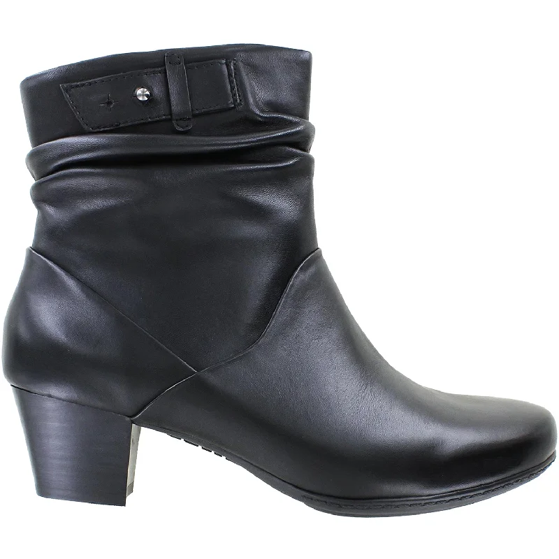 Booties with cool heelsWomen's Earth Winnipeg Black Leather