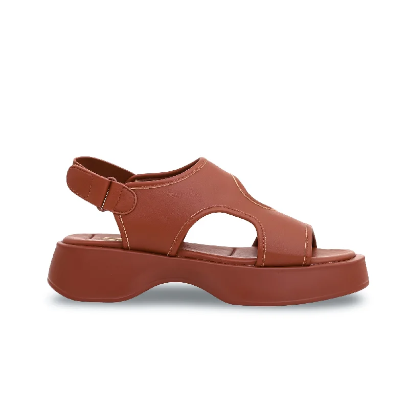 Sandals for active comfort-Tan Formal Sandal PU4010