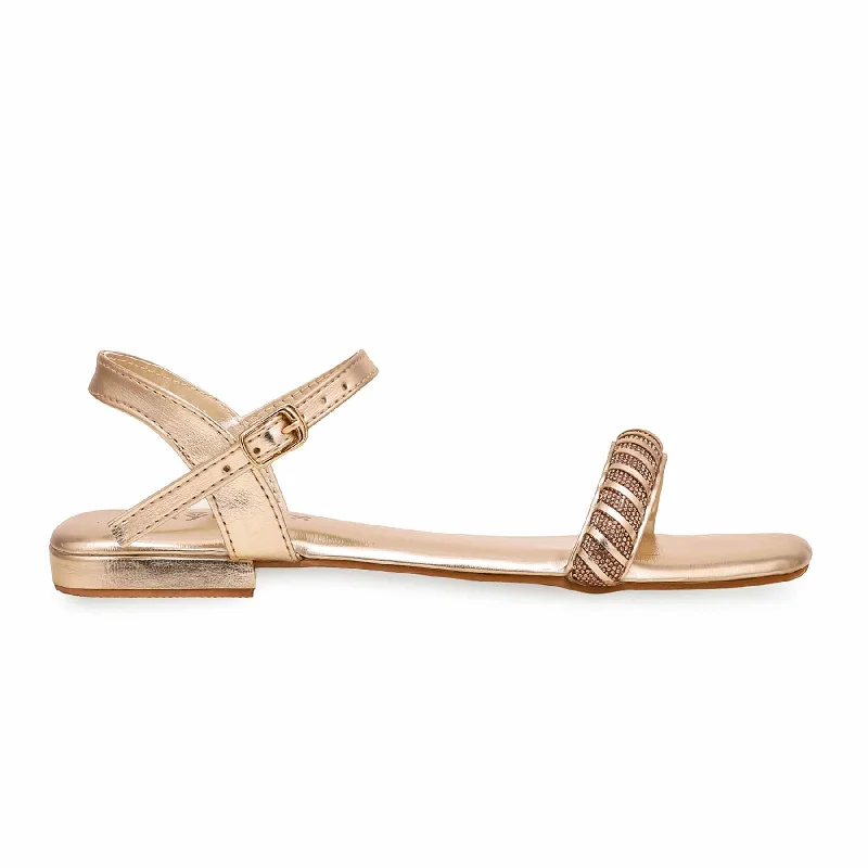 Sandals for wet hikes-Golden Fancy Sandal FN5918