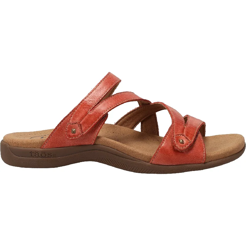 Sandals with durable straps-Women's Taos Double U Bruschetta Leather