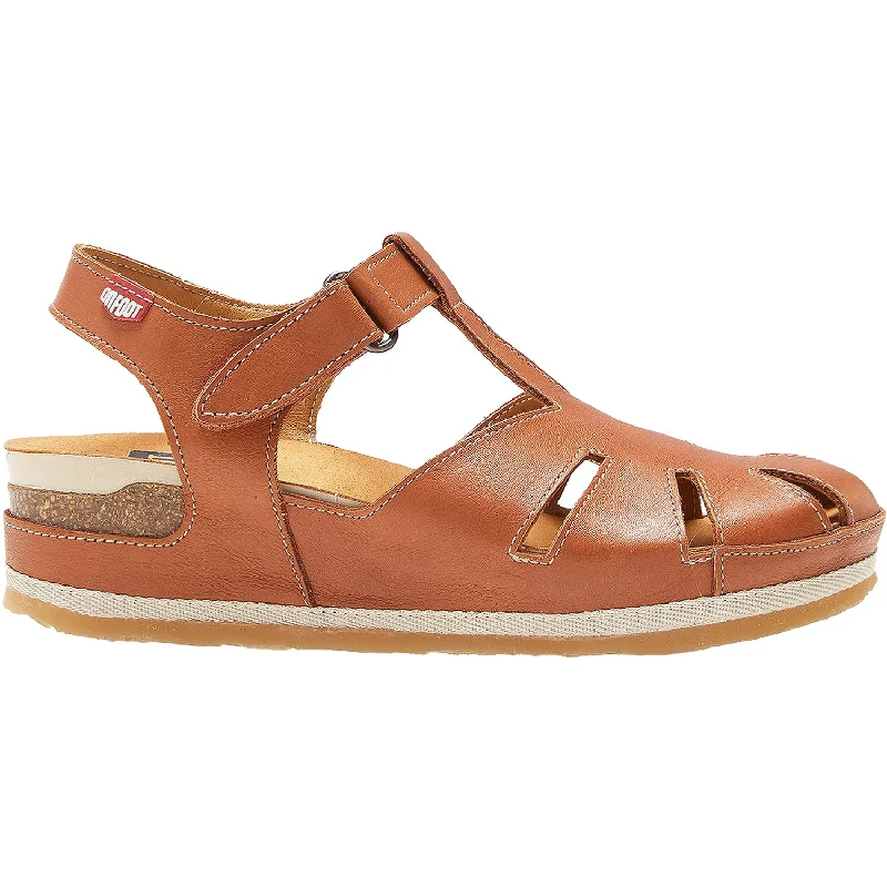 Sandals with chic soles-Women's On Foot 202 Cynara Fisherman Cuero Leather