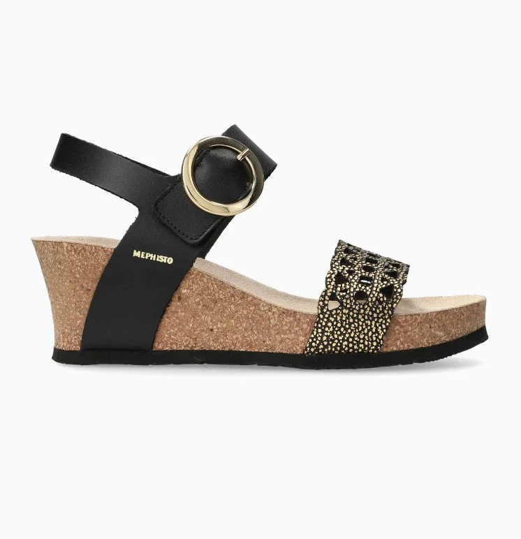 Sandals for outdoor soles-Women's Mephisto Lee Gold Condor