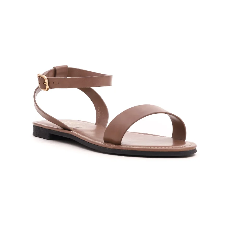 Sandals with padded soles-Brown Formal Sandal Fr5173