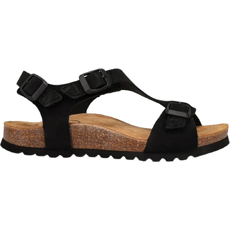 Sandals for daily soles-Women's Taos MVP Black Suede