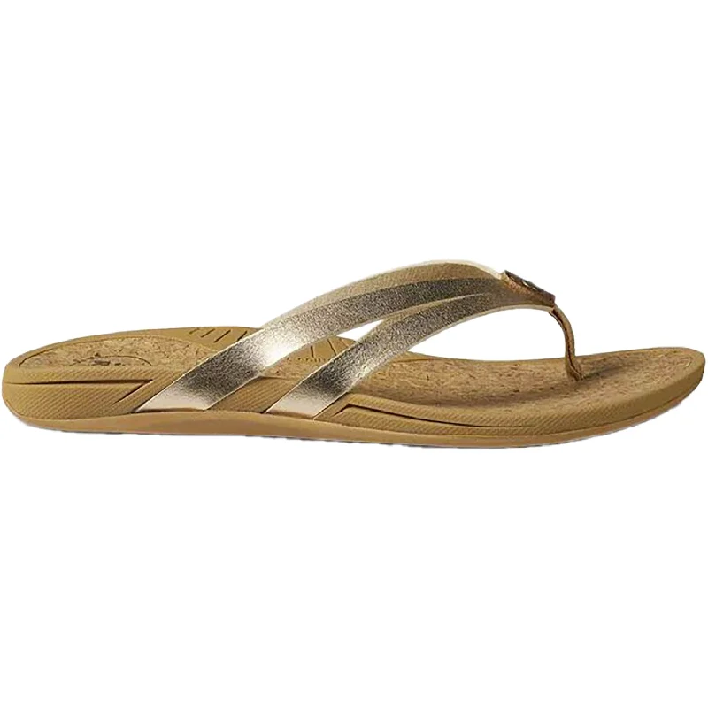 Sandals with slip-on comfort-Women's Reef Pacific Joy Golden Hour Synthetic