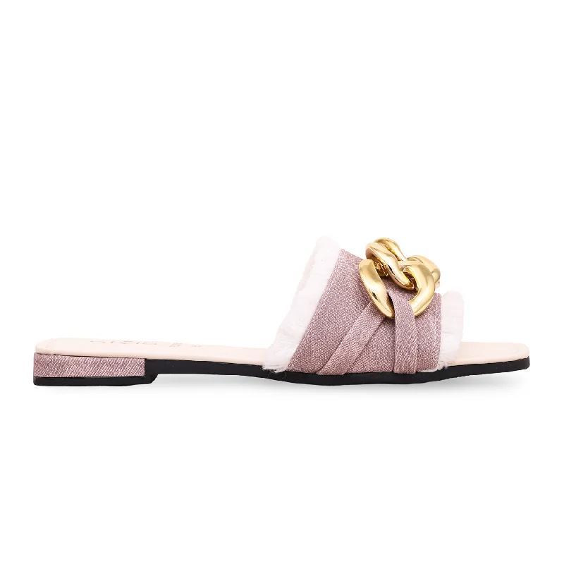 Slippers with non-slip paddingLilac Formal Slipper FR8066