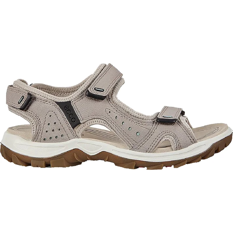 Sandals for casual soles-Women's Ecco Yucatan Lite Moon Rock/Zinnia Nubuck