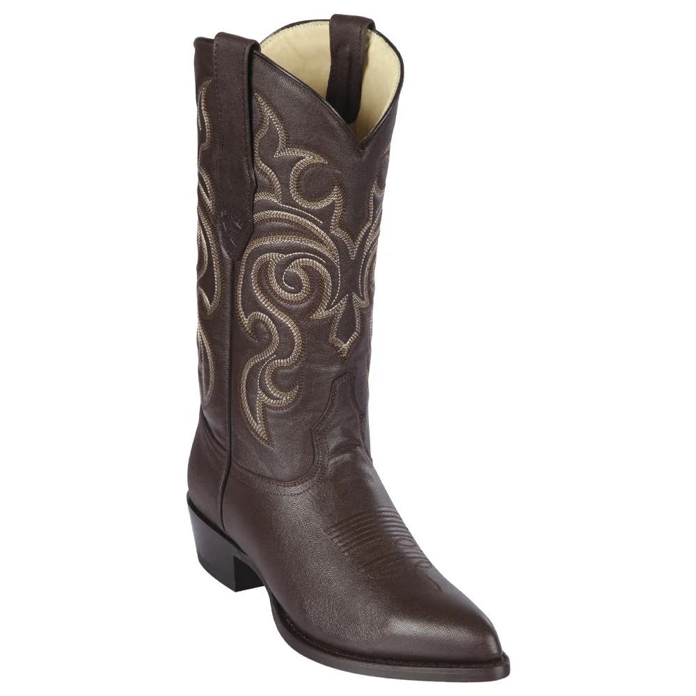 Cowboy boots for cowboy trail bootsLos Altos 999207 Men's Brown Genuine Goat J Toe Cowboy Boots