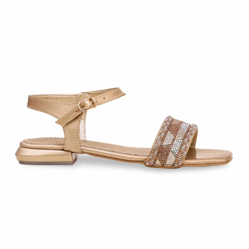 Sandals for outdoor hikes-Golden Fancy Sandal FN5971