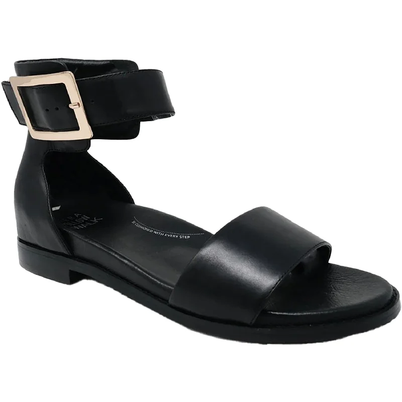 Sandals for rugged soles-Women's Ziera Juzy Black Leather