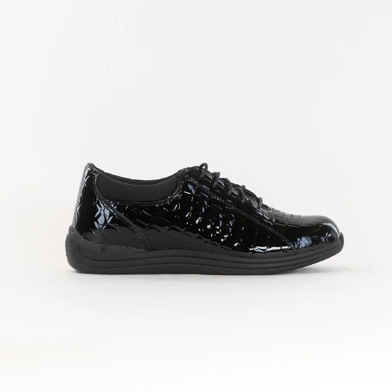 Drew Tulip (Women's) - Black Croc Patent