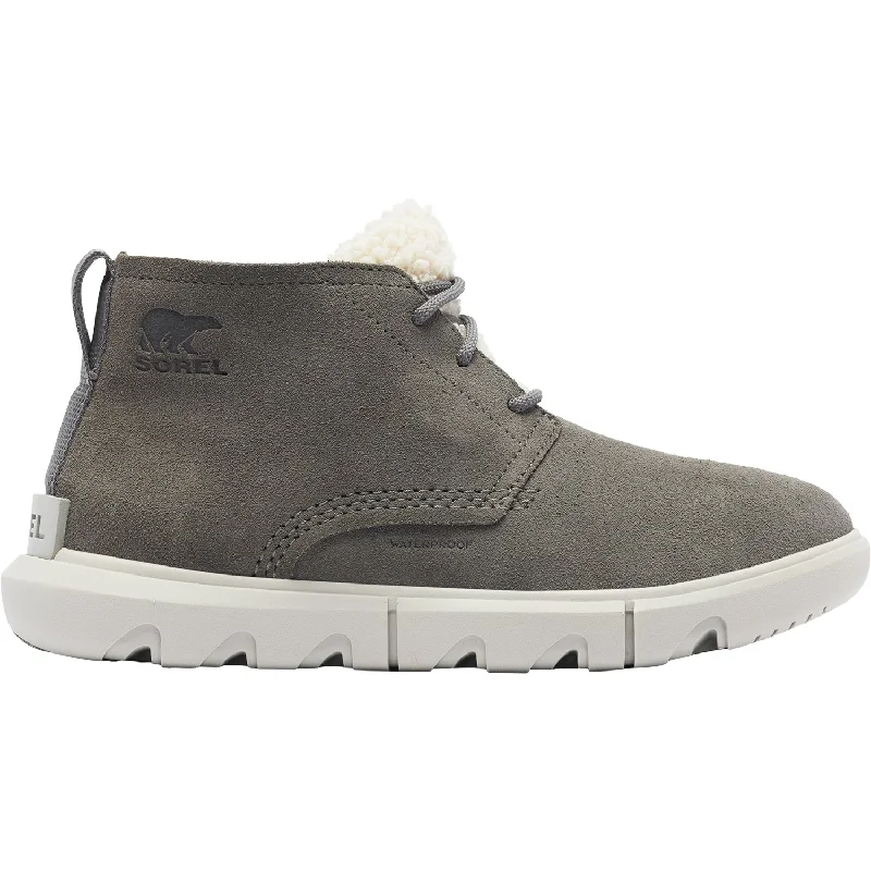 Booties with padded softnessWomen's Sorel Explorer II Drift Quarry/Dove Suede