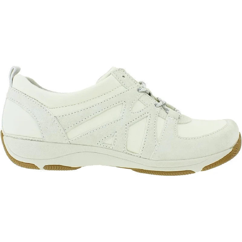 Casual shoes with fun pattern-Women's Dansko Hatty Ivory Suede