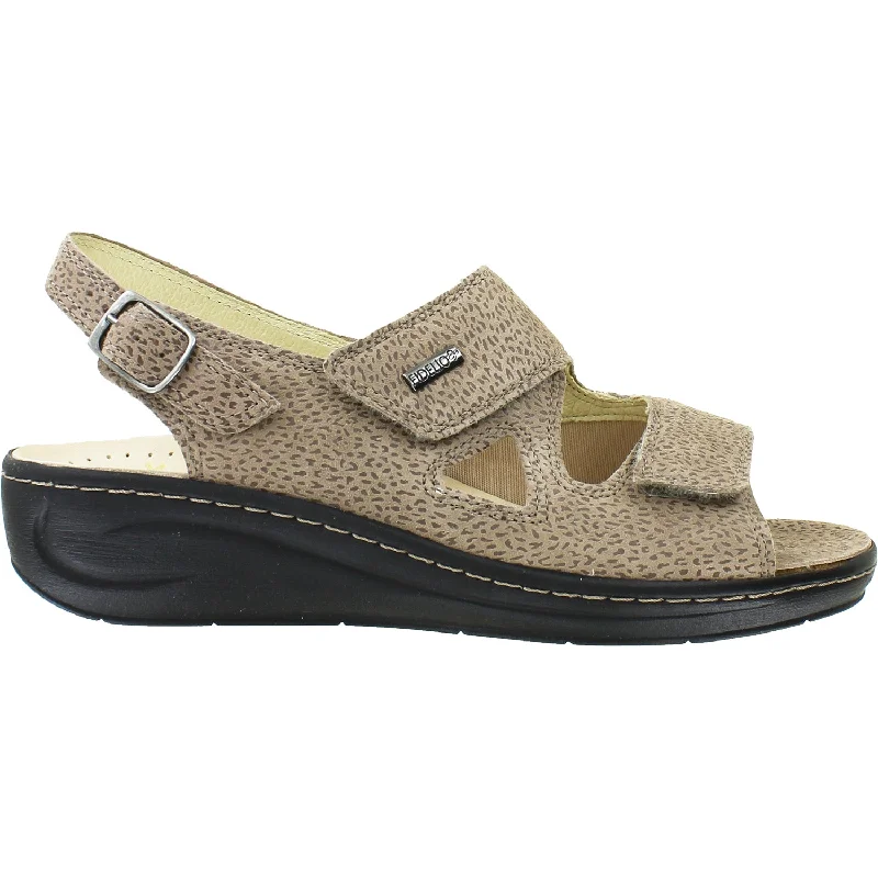 Sandals with trendy soles-Women's Fidelio 43-4114 Vienna 2 Falk Licenze Leather