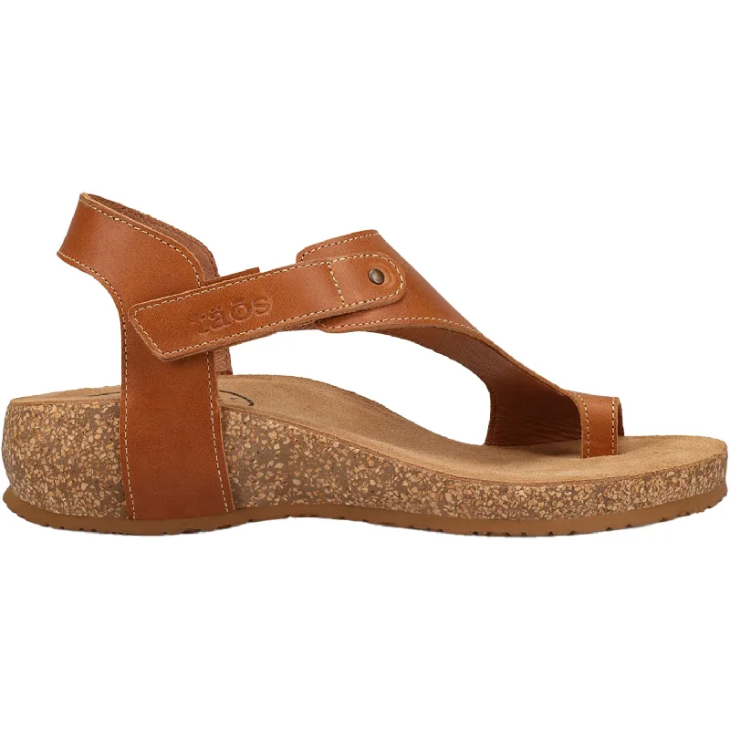 Sandals with soft comfort-Women's Taos Fame Tan Leather