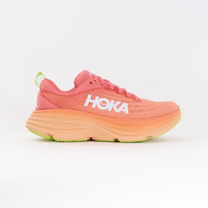 Hoka Bondi 8 (Women's) - Coral/Papaya