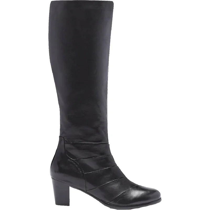 Booties for cozy toesWomen's Regarde Le Ciel Sonia-75 Black Glove Leather